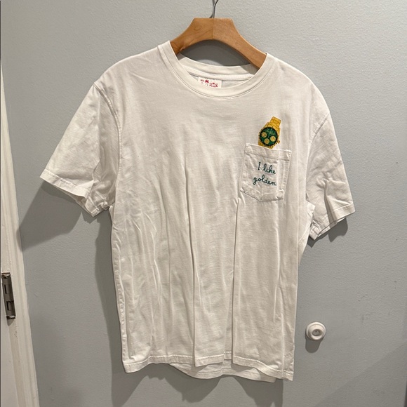 MC2 Saint Barth Other - MC2 Saint Barth White Tee with Green and Yellow Embroidery
